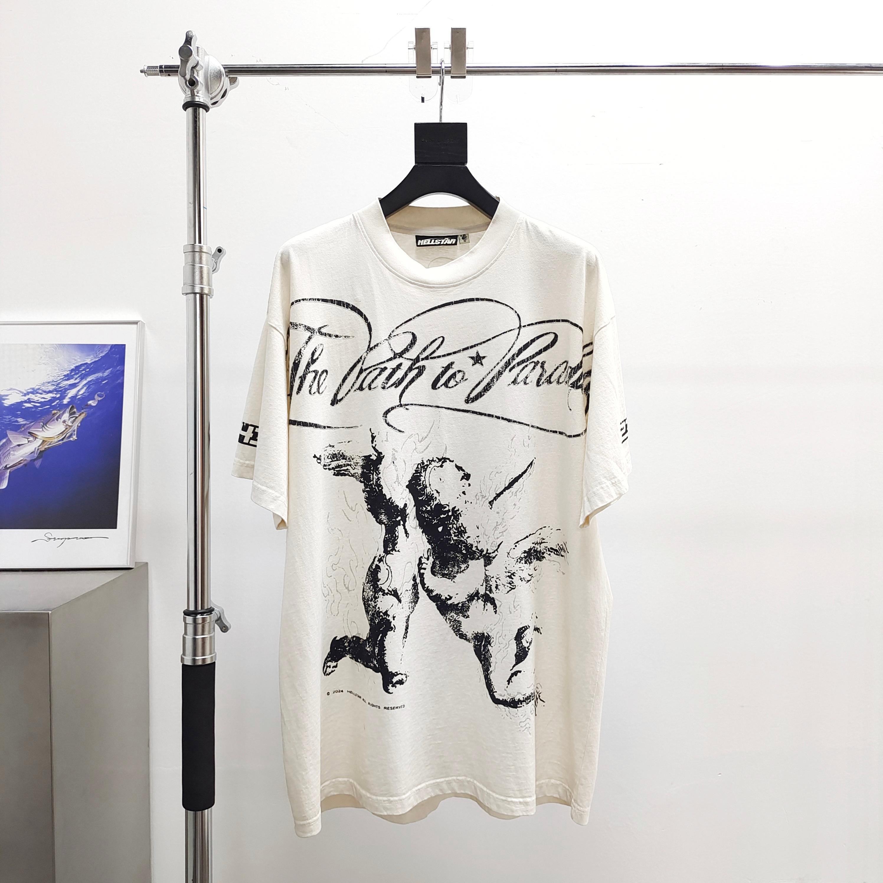 100_[1:1 NFC tag quality] Hellstar T-shirt