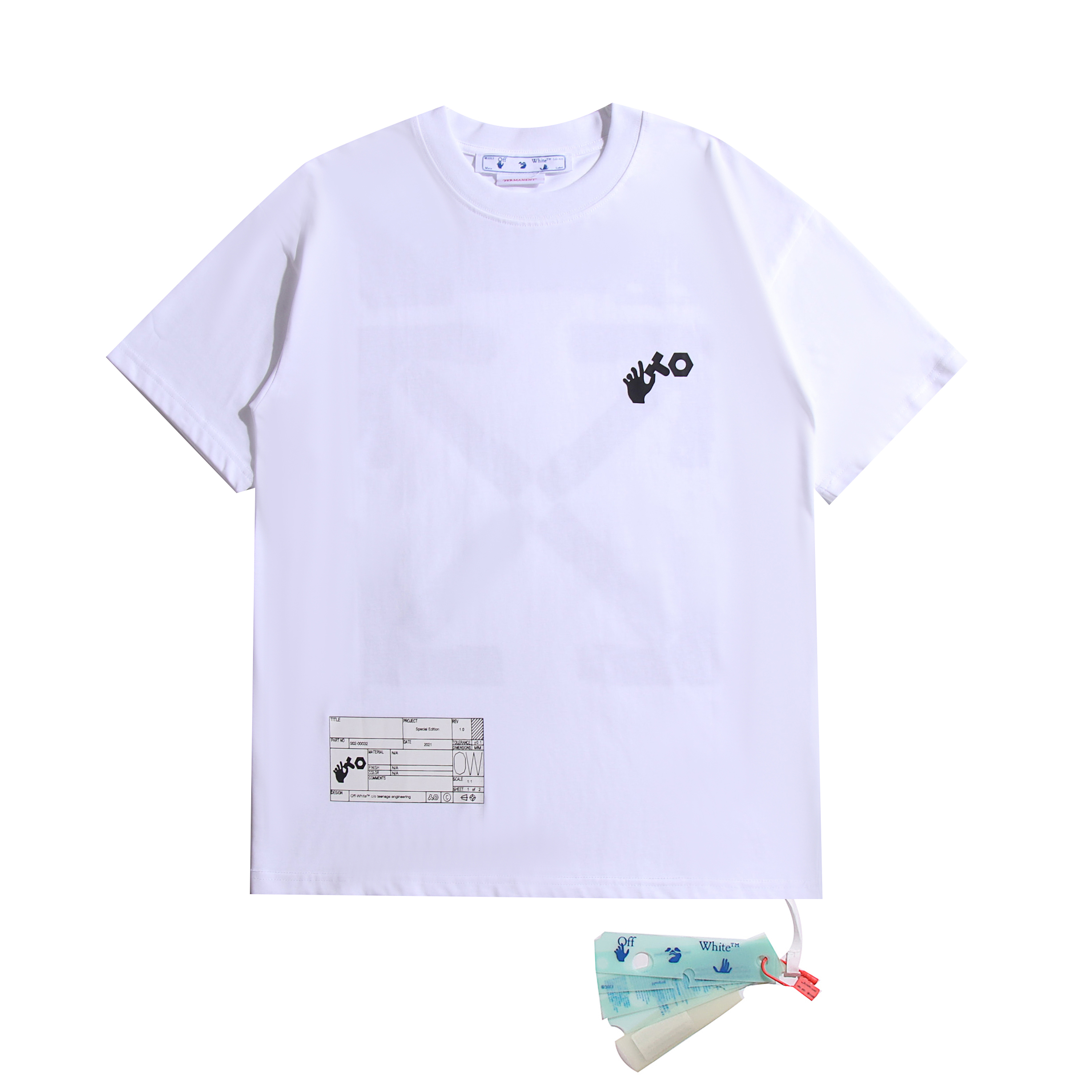 1_7456 Off-White T-shirt 2 Colors
