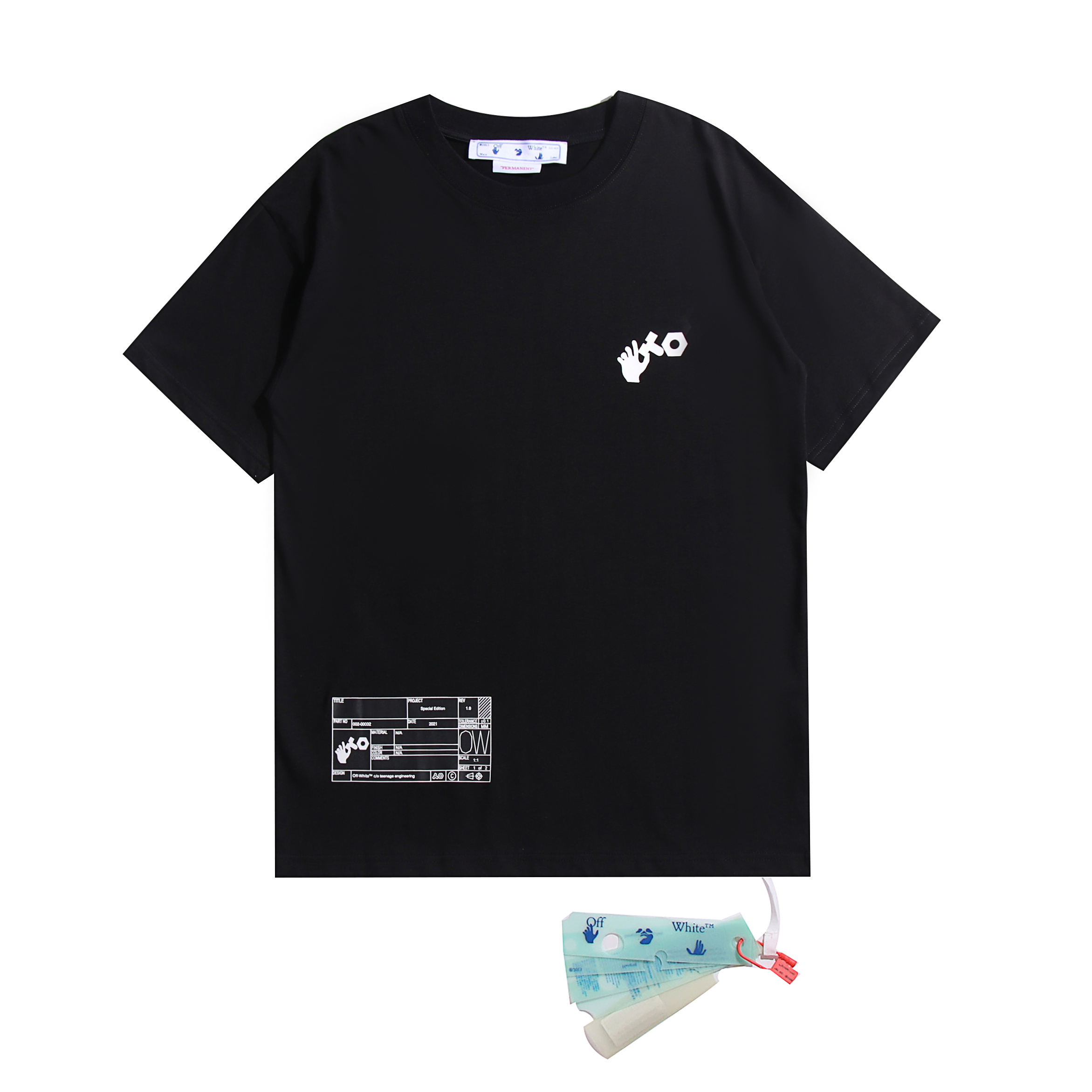 1_7456 Off-White T-shirt 2 Colors