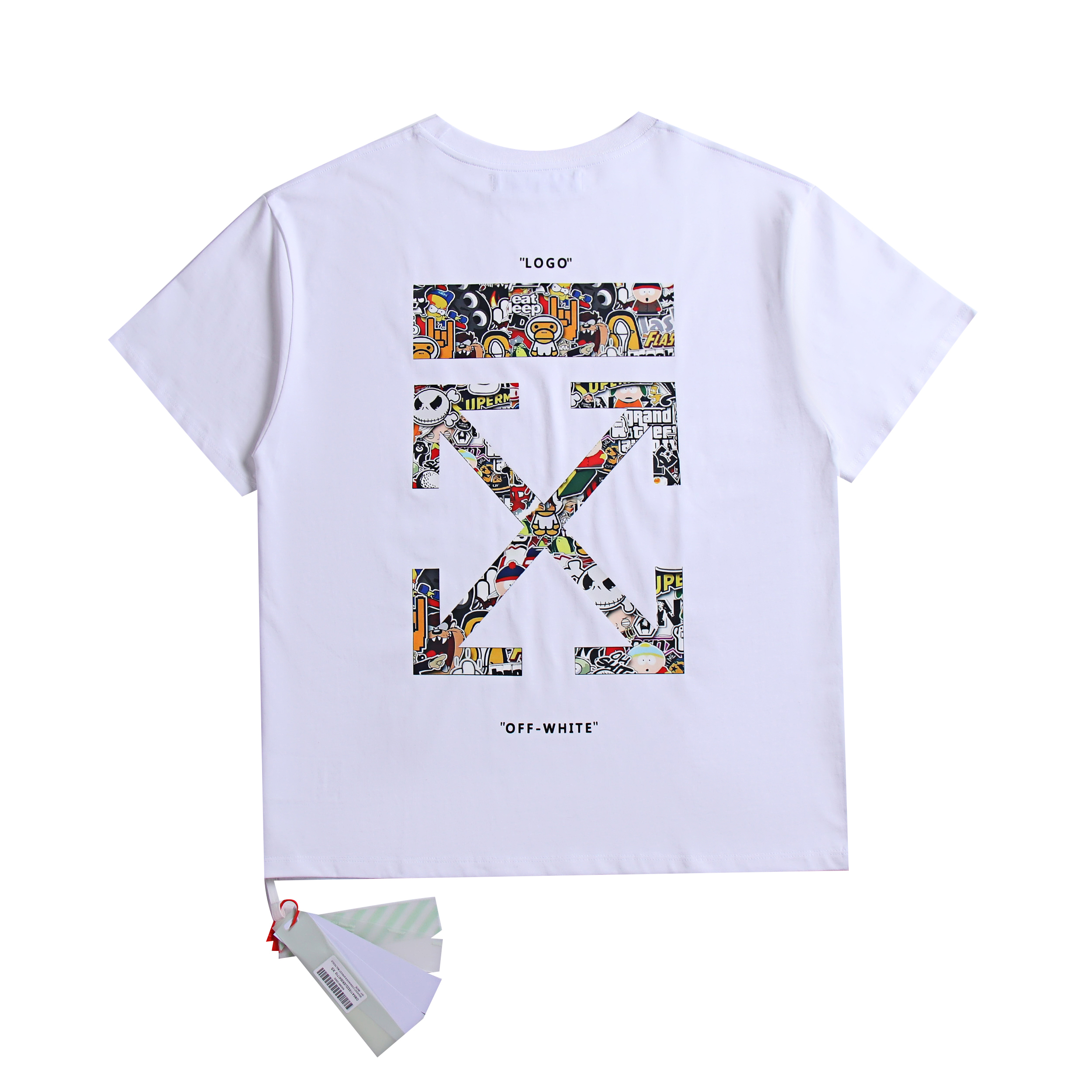 13_3674 Off-White T-shirt 2 Colors