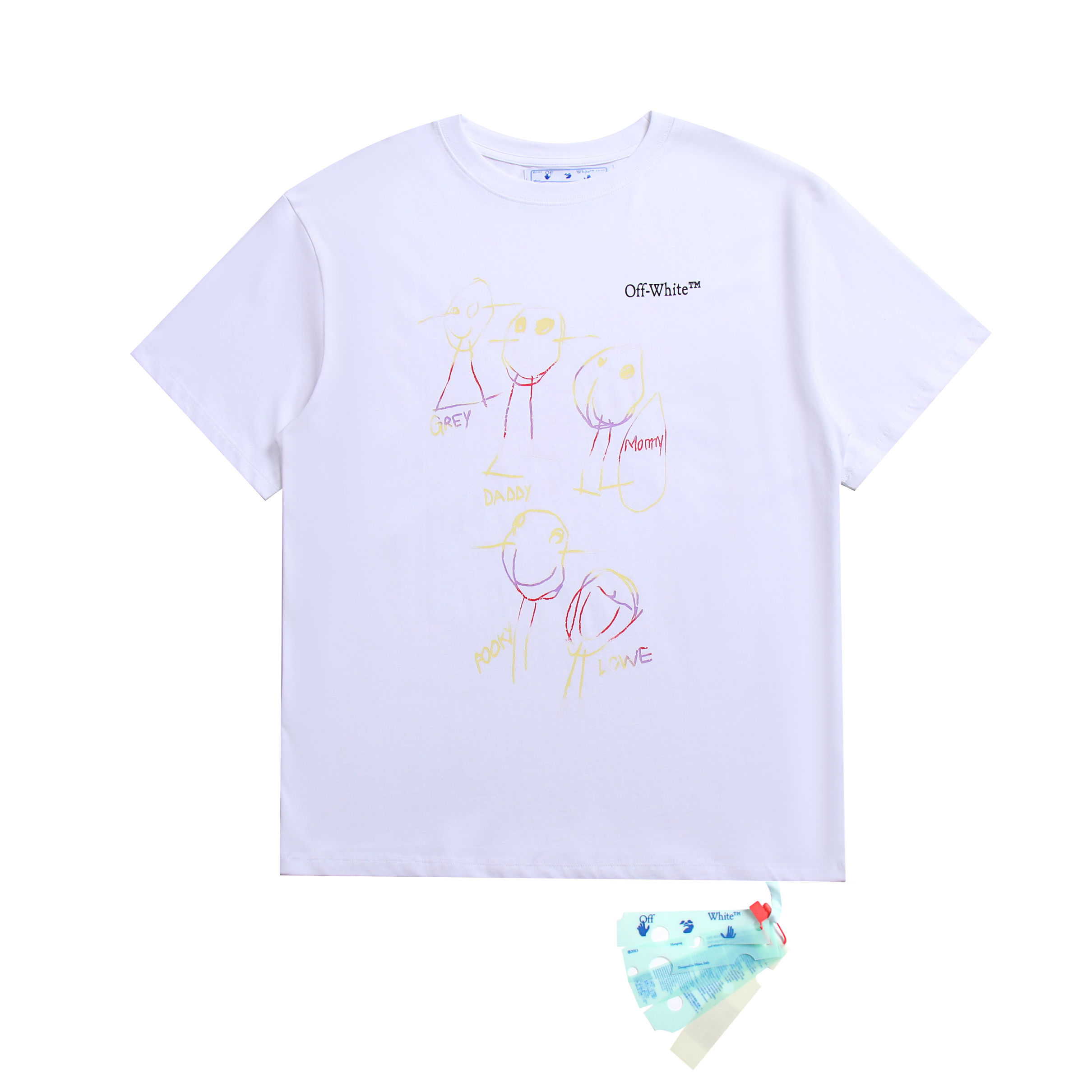 98_2700 Off-White T-shirt 2 Colors