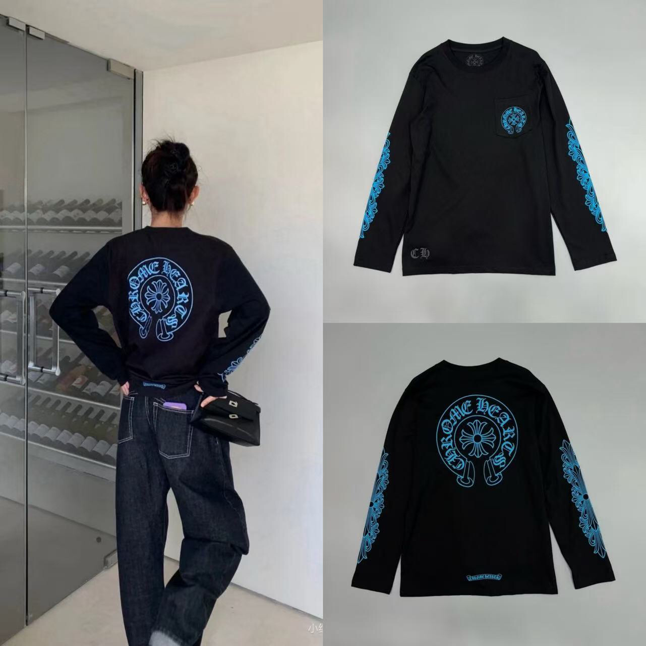 120_[1:1 quality] Chrome Heart Longsleeves