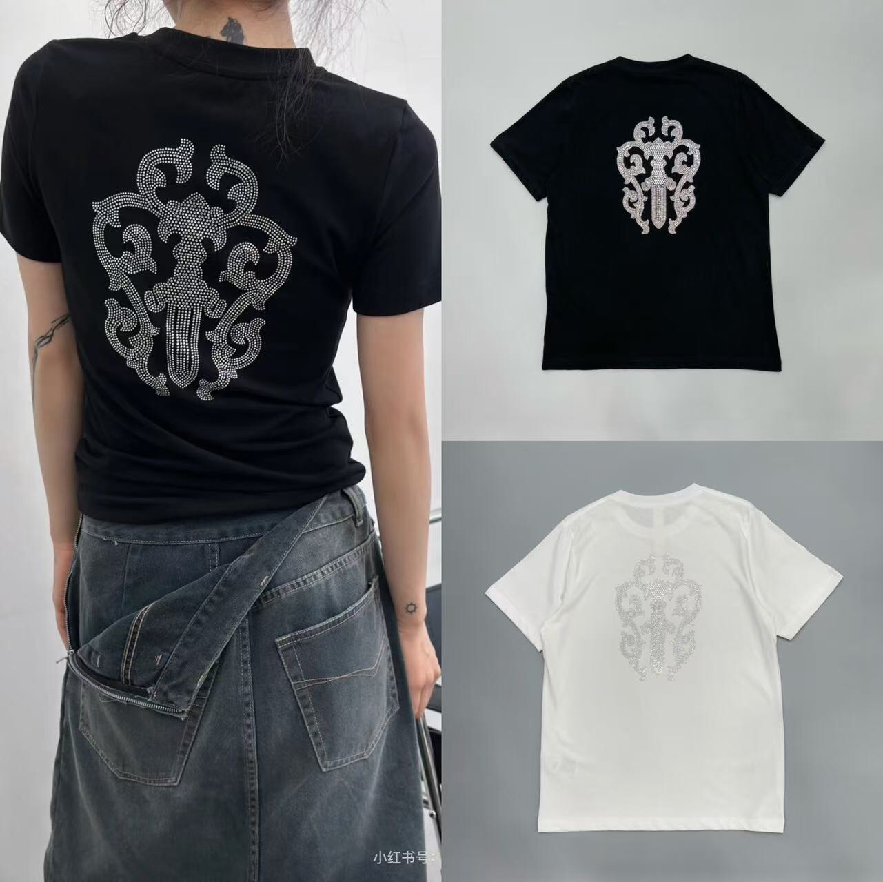 60_[1:1 quality] Chrome Heart T-shirt