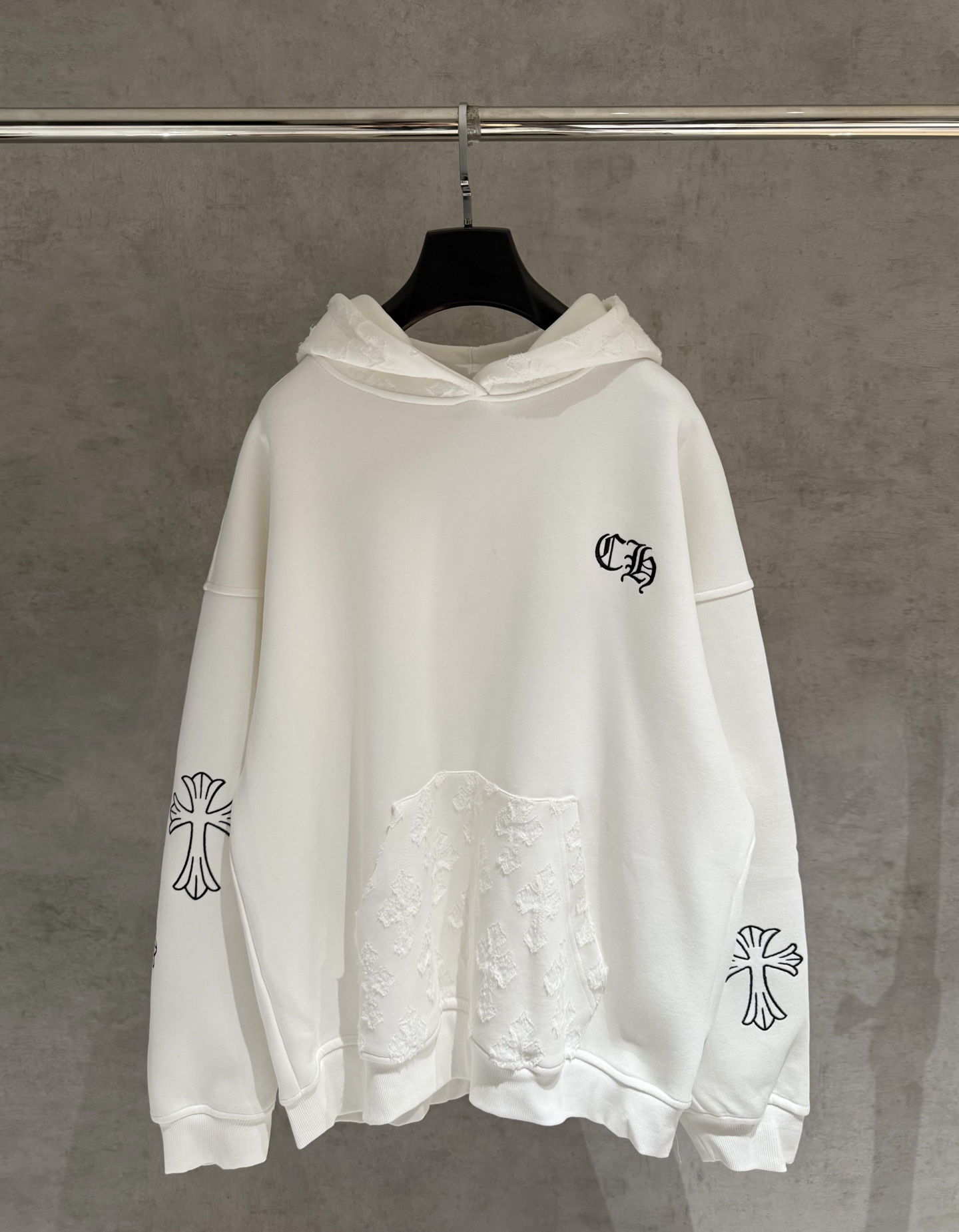 85_Chrome Heart hoodie