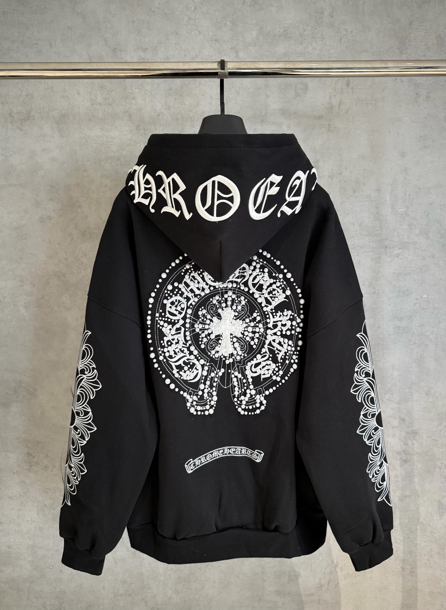 98_Chrome Heart hoodie